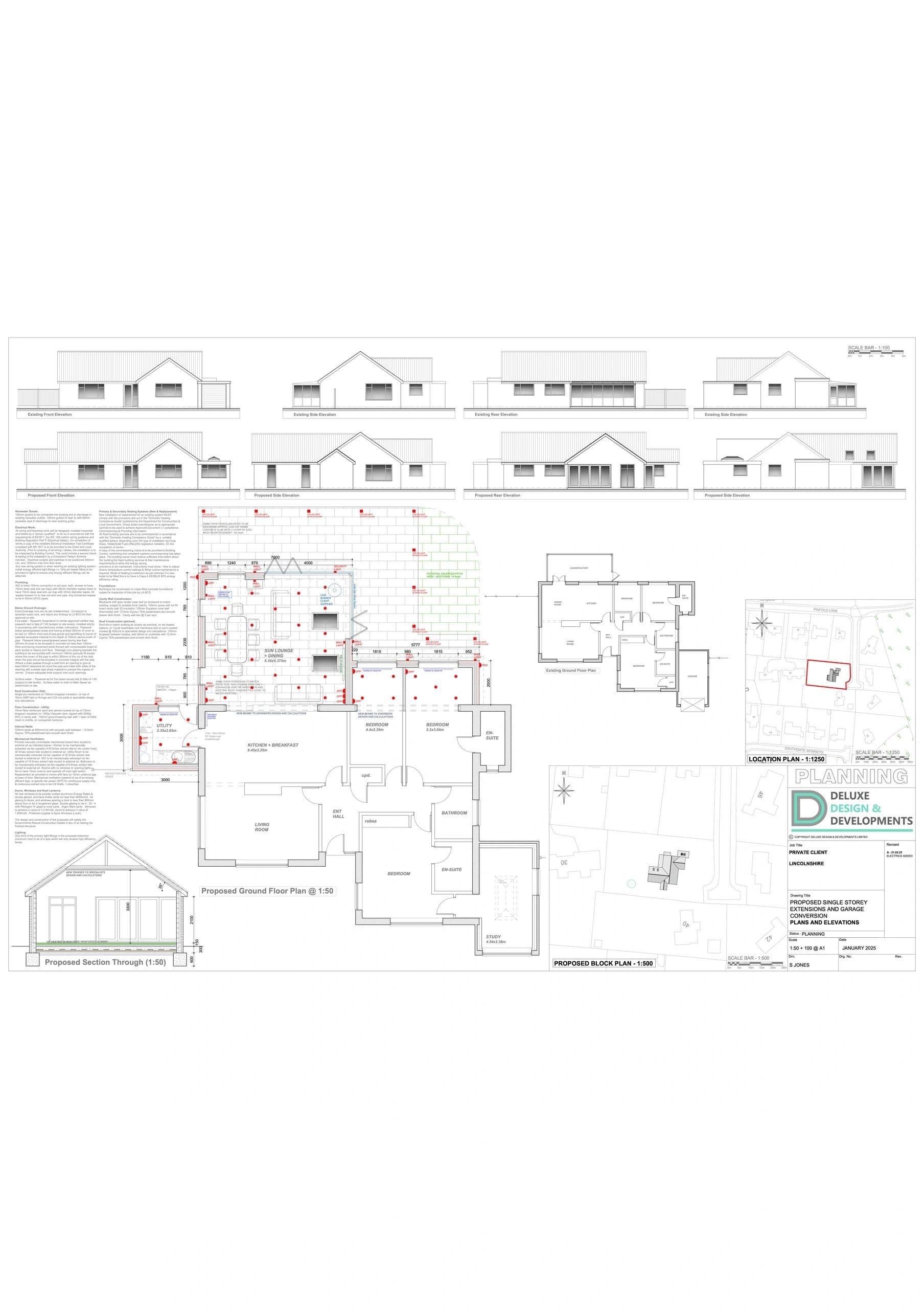 Residential extension in Lincolnshire