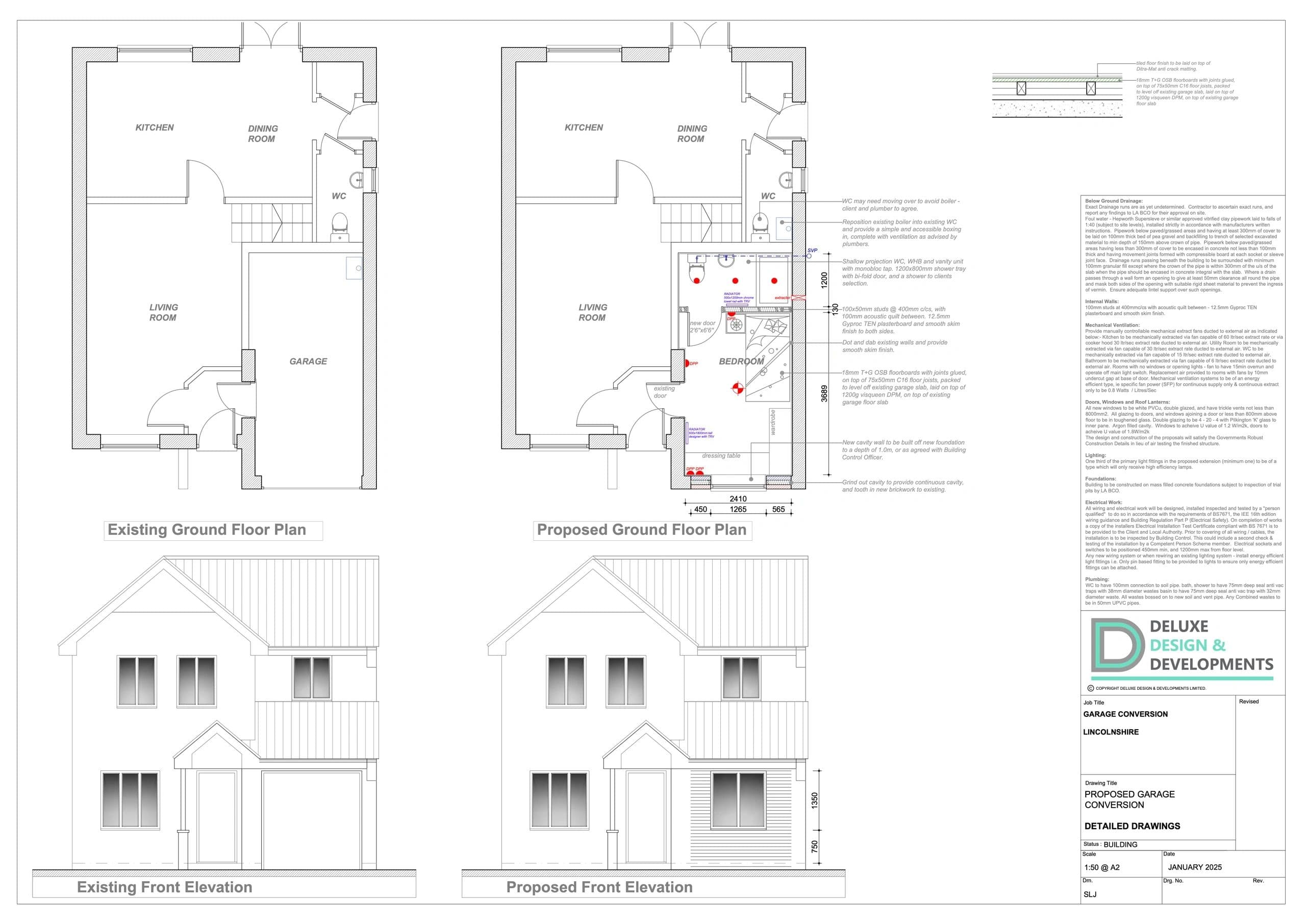 Garage Conversion & Garden Room, Woodhall Spa